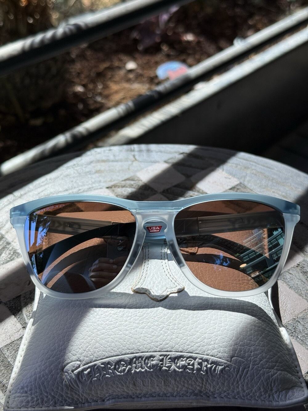 Oakley Frogskins Range OO9503-0558 Blue Prizm Sunglasses Store Display No Case